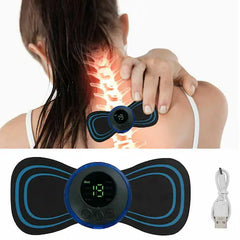 Wireless EMS Mini Body Massager – Portable Butterfly Massager & Pain Relief