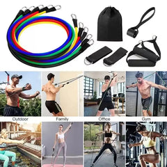 11(PCS) Power Exercise Resistance Band For Men & Women