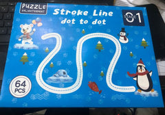 Kids Educational Learning Tracing Book ( 64 Pages) | With Two Markers Duster Attached.