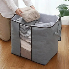 New Waterproof Home Storage Foldable Bag Oxford Cloth Bedding Suits Pillows Organizer Zipper Bag