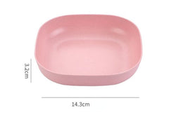 10 Plates Set With Holder