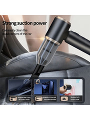 3 In 1 Portable Vacuum Cleaner Wireless Hand-Held Cleaning For Car Home