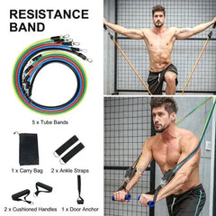 11(PCS) Power Exercise Resistance Band For Men & Women