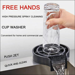 High Pressure Glass Washer/Rinser, Auto Cleaner Tool Sink, Accessories Gadgets.