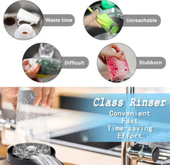 High Pressure Glass Washer/Rinser, Auto Cleaner Tool Sink, Accessories Gadgets.