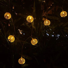 Mega Power 3 Meter 10 Led Warm White Metal
